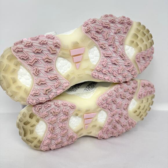 Adidas Codechaos 22 BOA Sneaker Womens 7 White Pink Spikeless Golf Shoes GX3944 - Picture 3 of 8